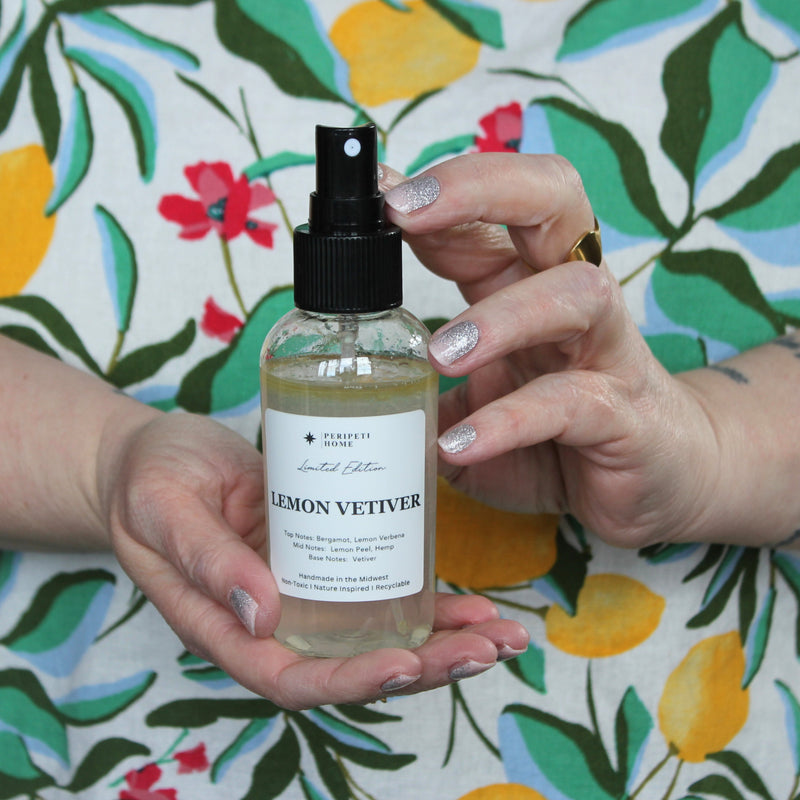 Lemon Vetiver Candle, Wax Melt, Diffuser & Room Spray-zoom-