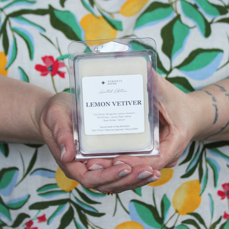 Lemon Vetiver Candle, Wax Melt, Diffuser & Room Spray-zoom-
