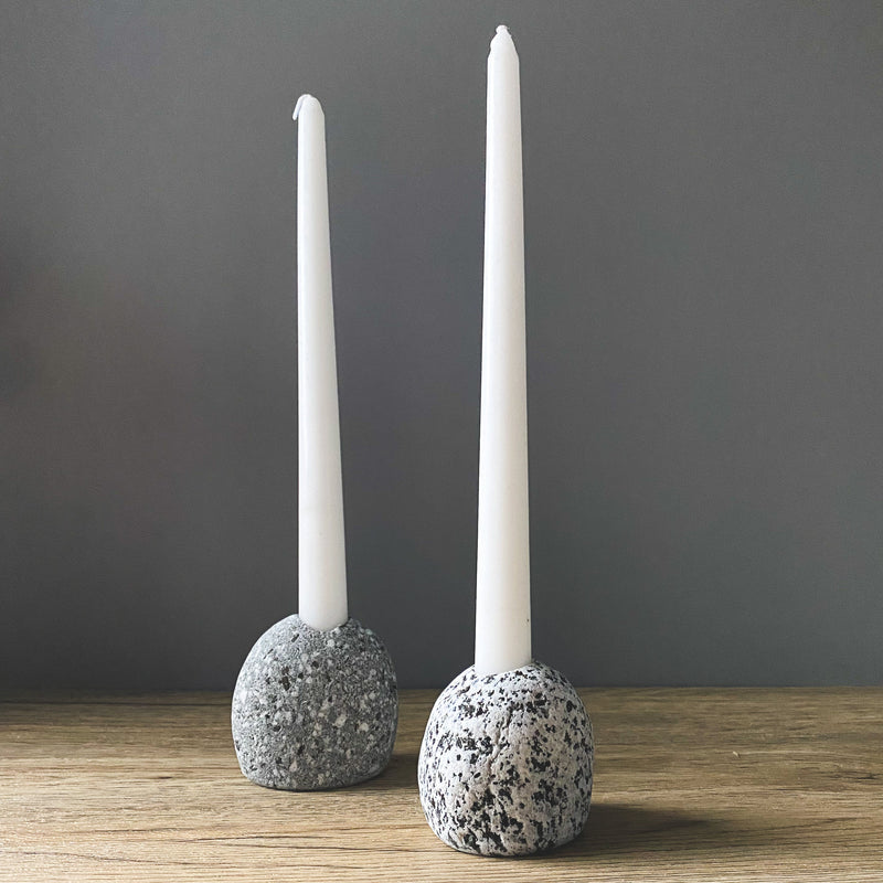 Candle Rock | Tapered Candleholder-zoom-