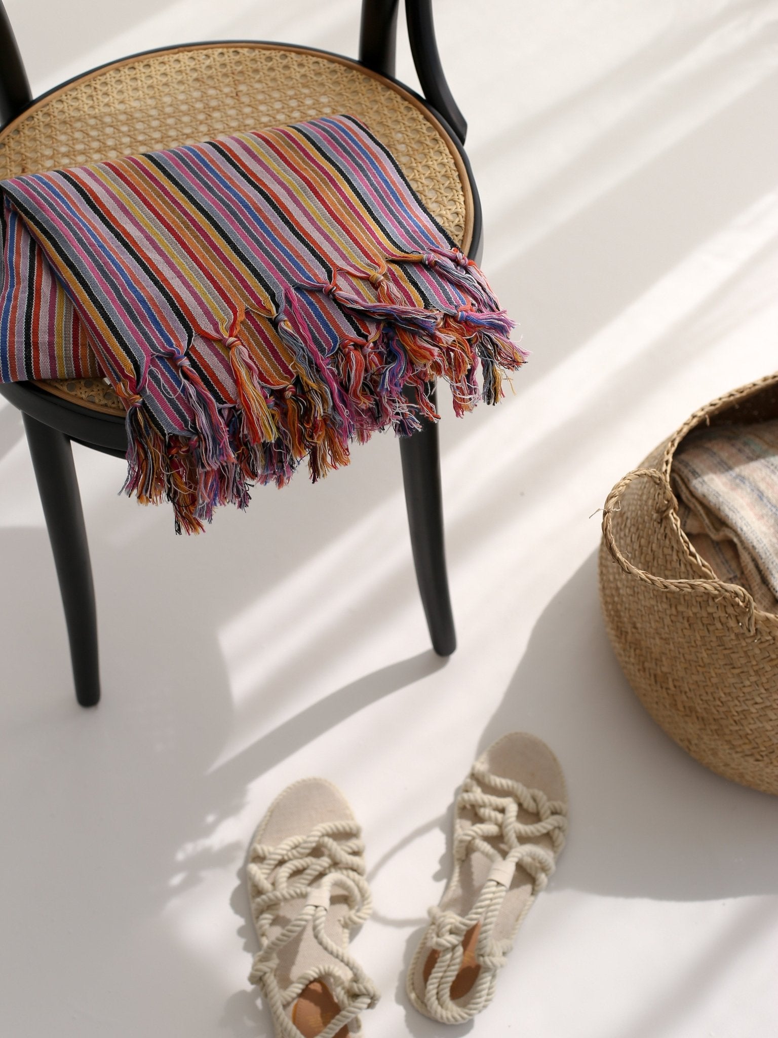 Antioch Cotton Linen Towels - Aware House
