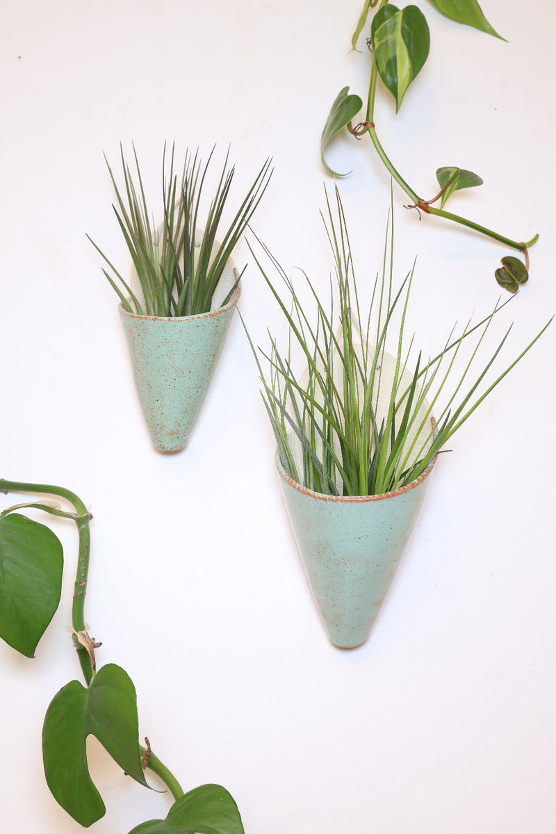 Medium Ceramic Wall Planter-zoom-