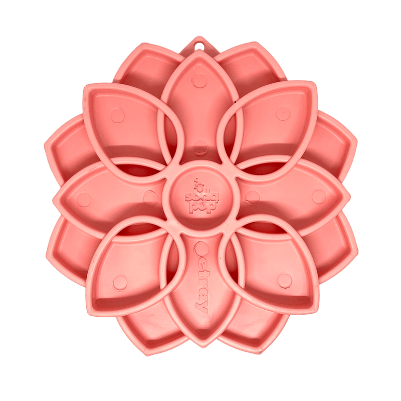 Mandala Softie eTray Shallow Slow Feeder Dog Bowl-zoom-