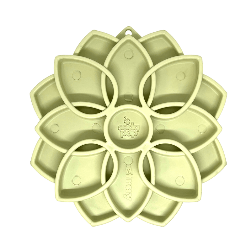 Mandala Softie eTray Shallow Slow Feeder Dog Bowl-zoom-