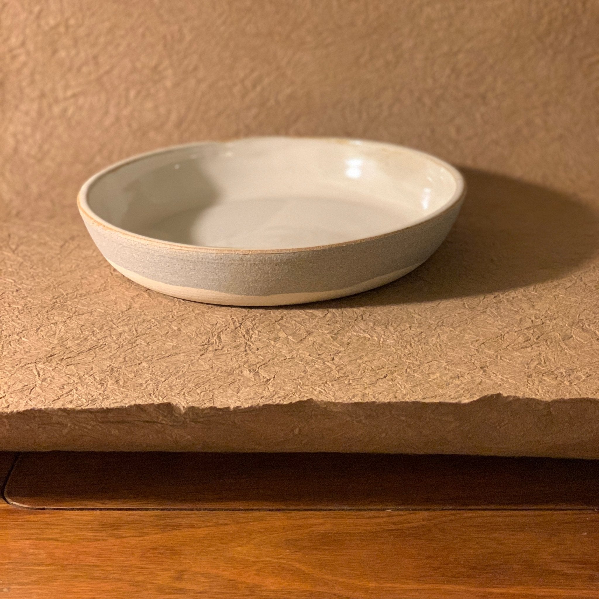 Handmade Marbled Ceramic Coupe Bowl | 9" Stoneware Salad & Pasta Bowl - Aware House - Olivia Snow Ceramics - 