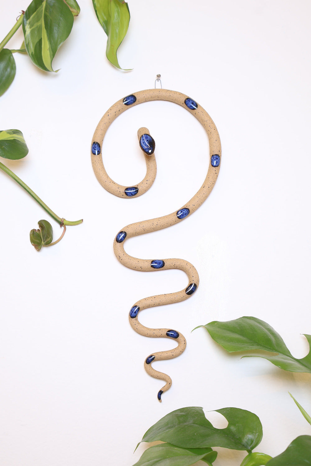 Medium Ceramic Wall Snake-7
