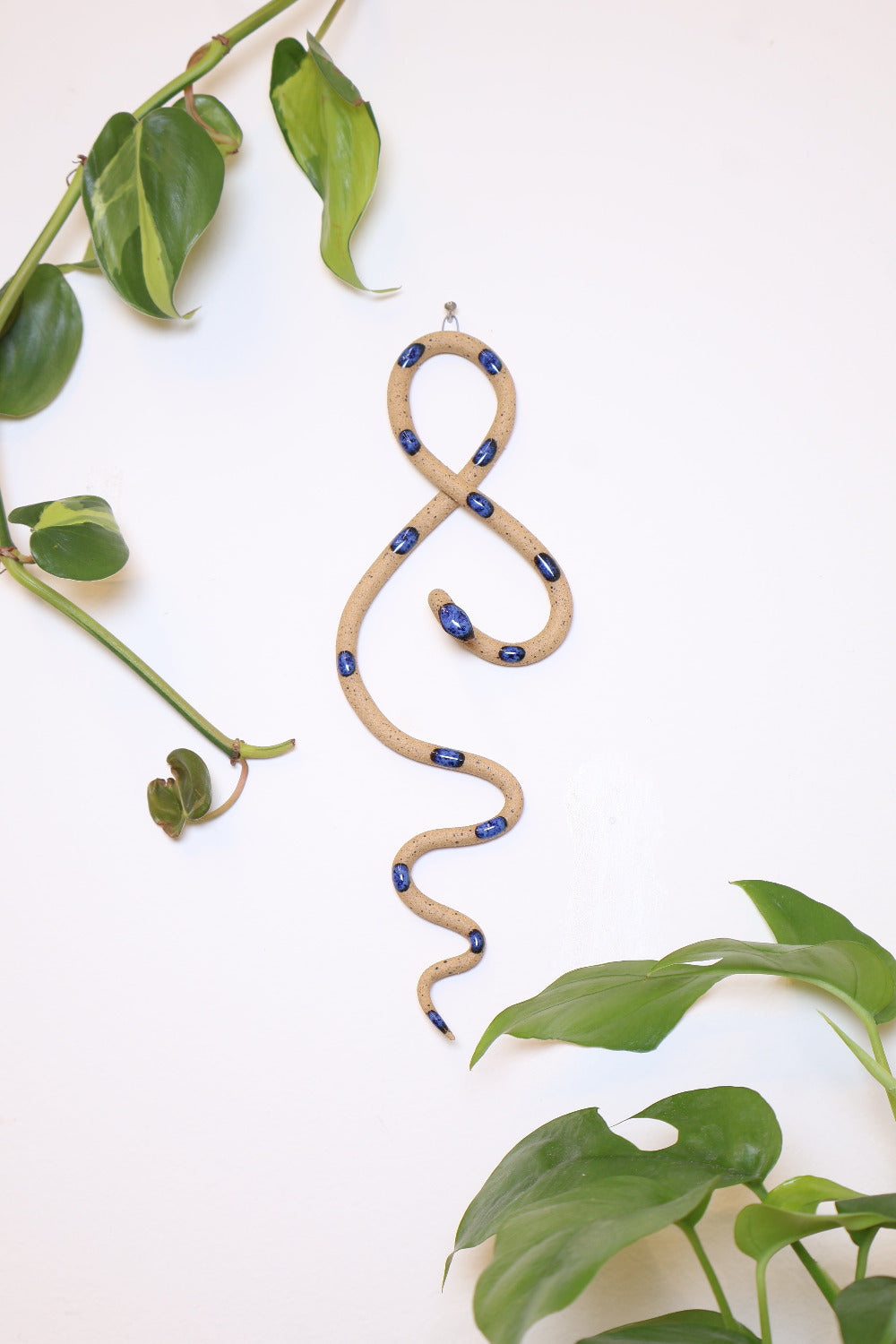 Mini Ceramic Wall Snake-1