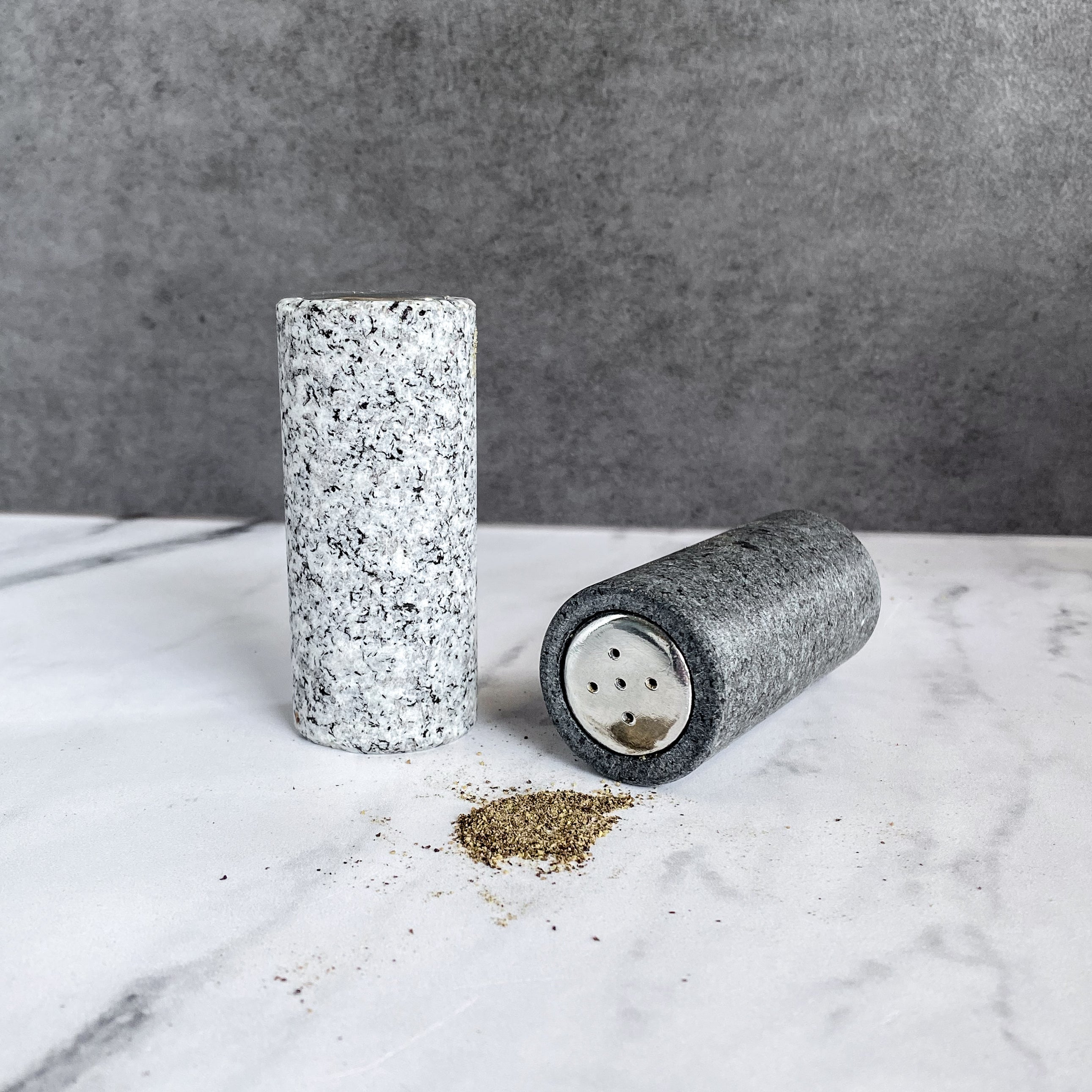 Granite Salt & Pepper Shakers-zoom-1