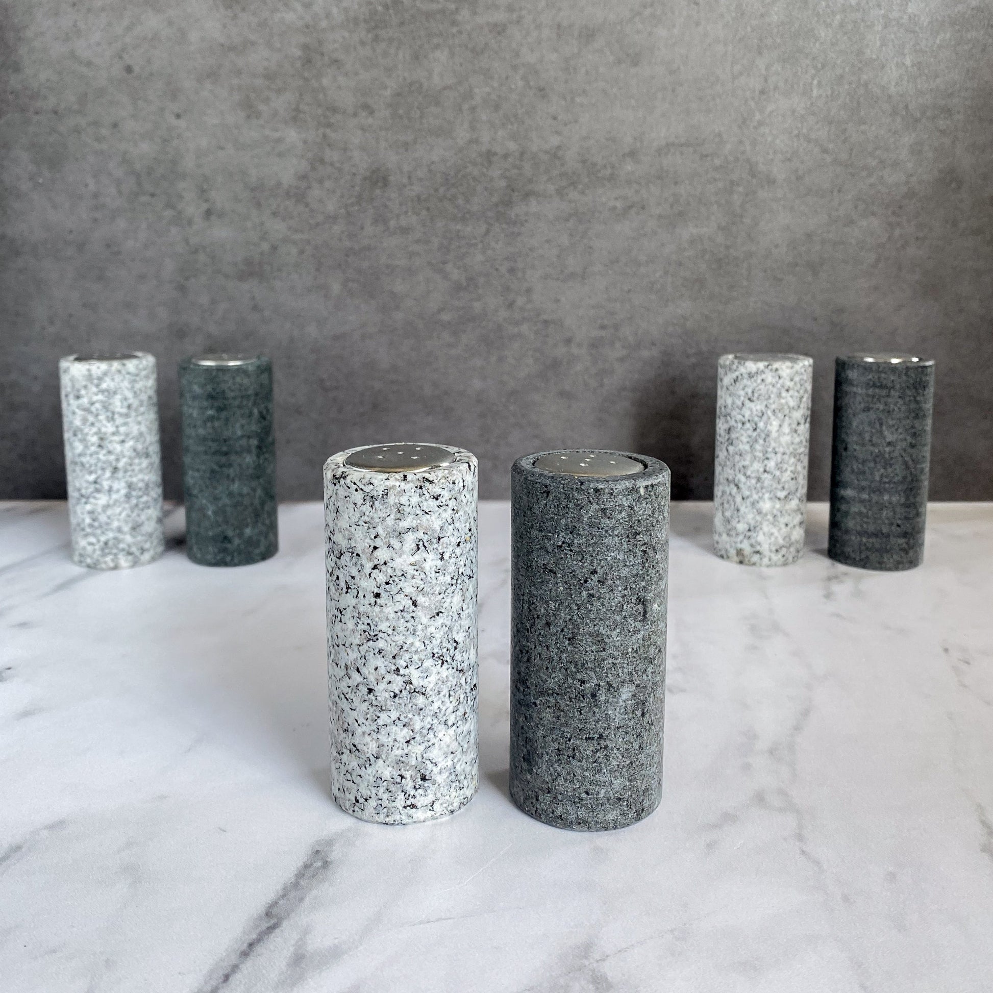 Granite Salt & Pepper Shakers-2