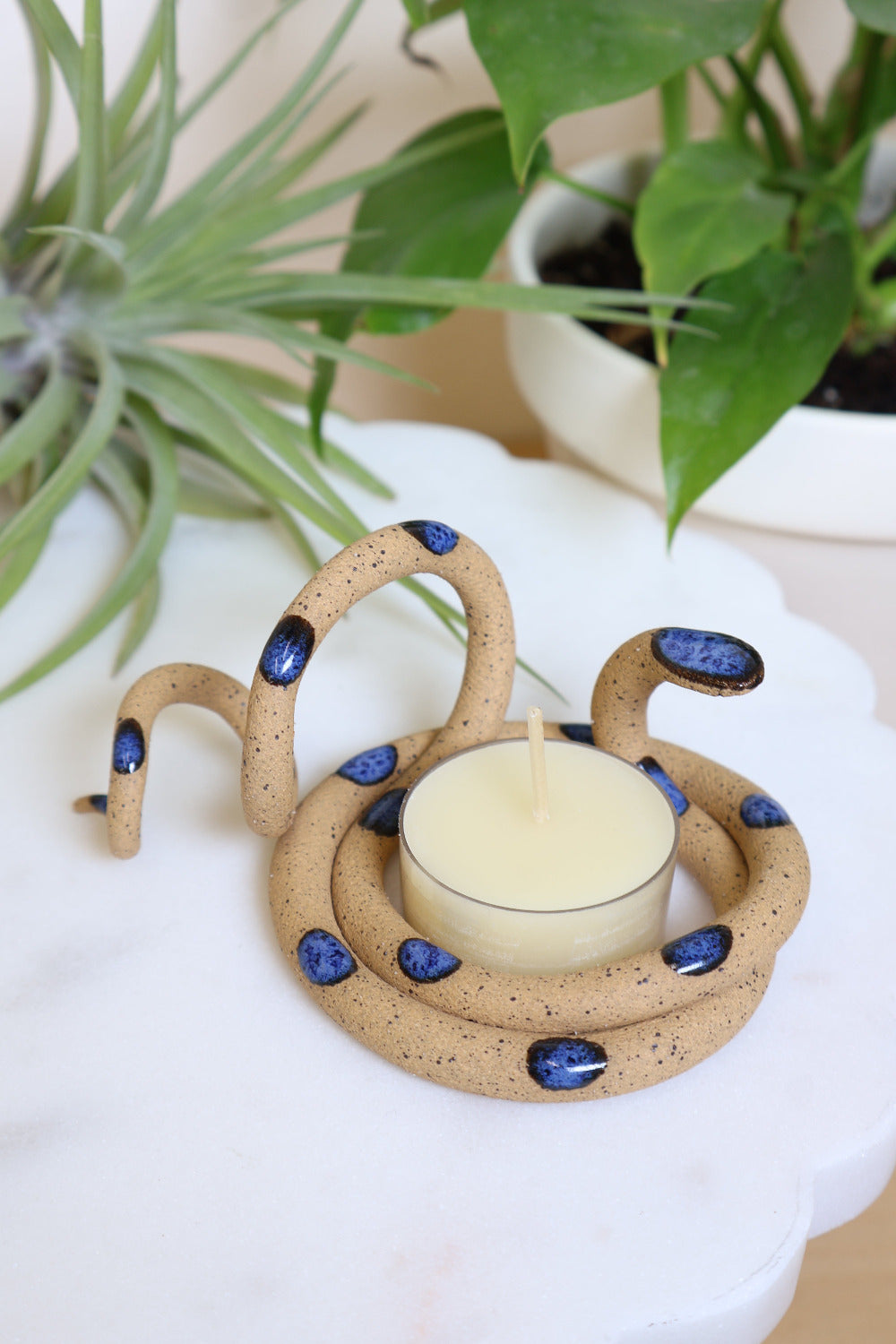 Ceramic Snake Tealight Holder-zoom-7