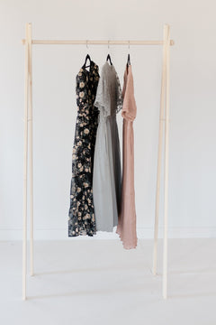 Large Wooden Clothing Rack | Minimalist A - Frame Garment Rack - Aware House