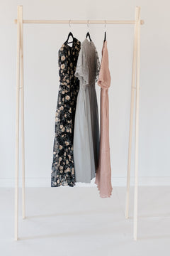 Large Wooden Clothing Rack | Minimalist A - Frame Garment Rack - Aware House