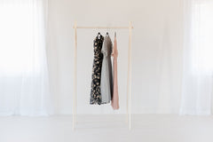 Large Wooden Clothing Rack | Minimalist A - Frame Garment Rack - Aware House