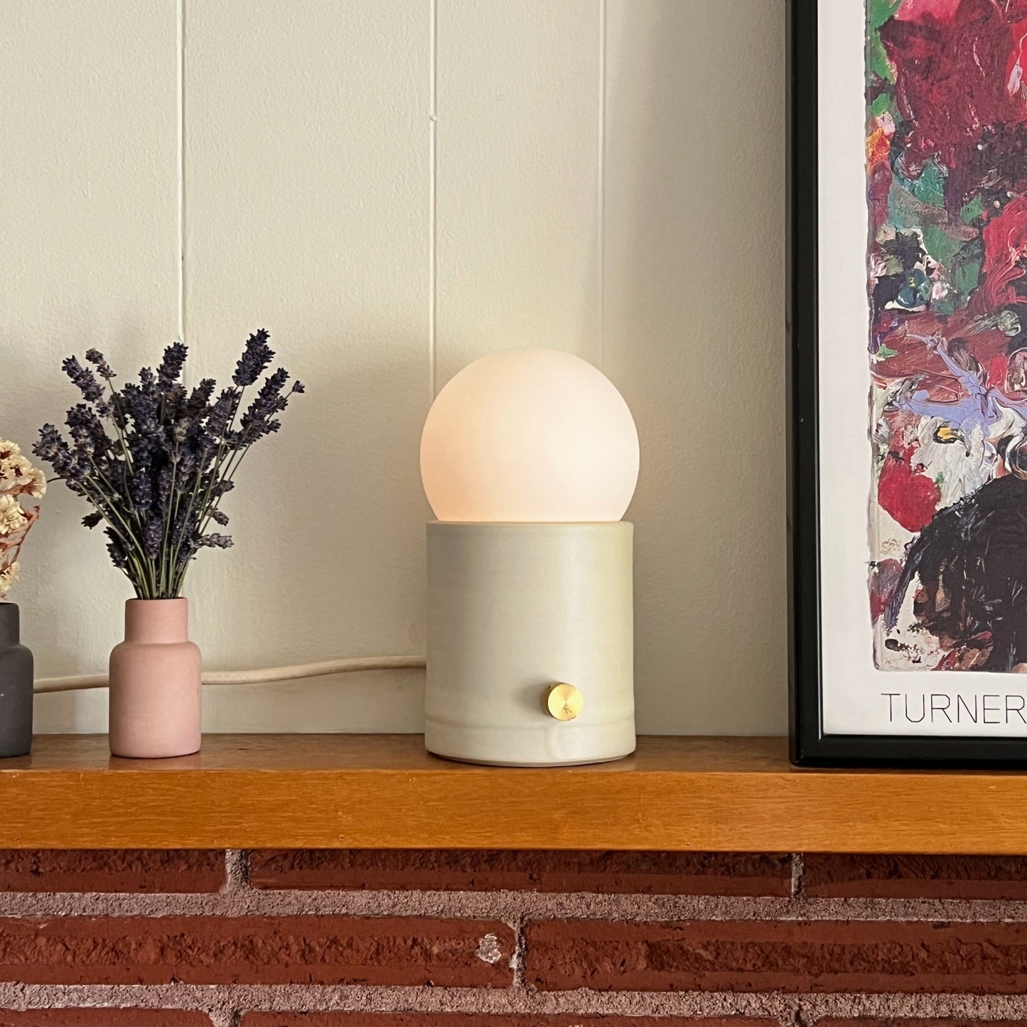 Bone Mini Pillar Lamp