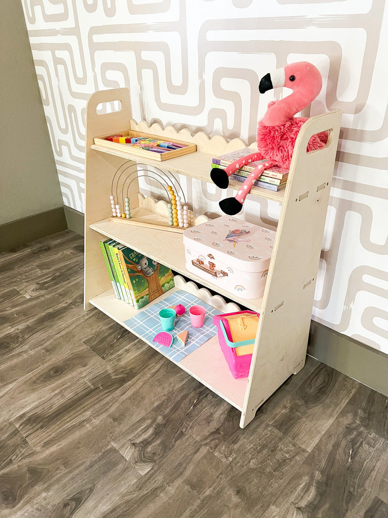 Miguel | Double Sided Portable Bookshelf-zoom-