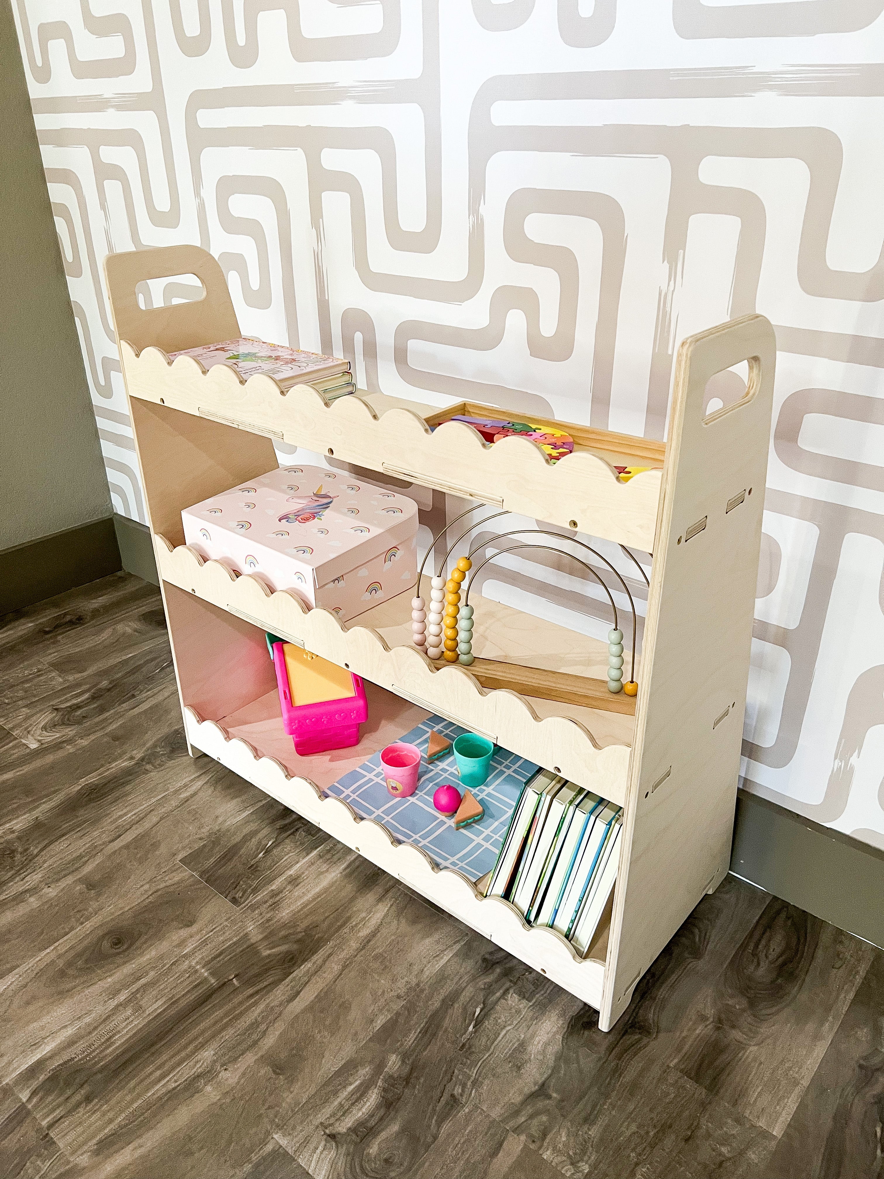 Miguel | Double Sided Portable Bookshelf-zoom-5