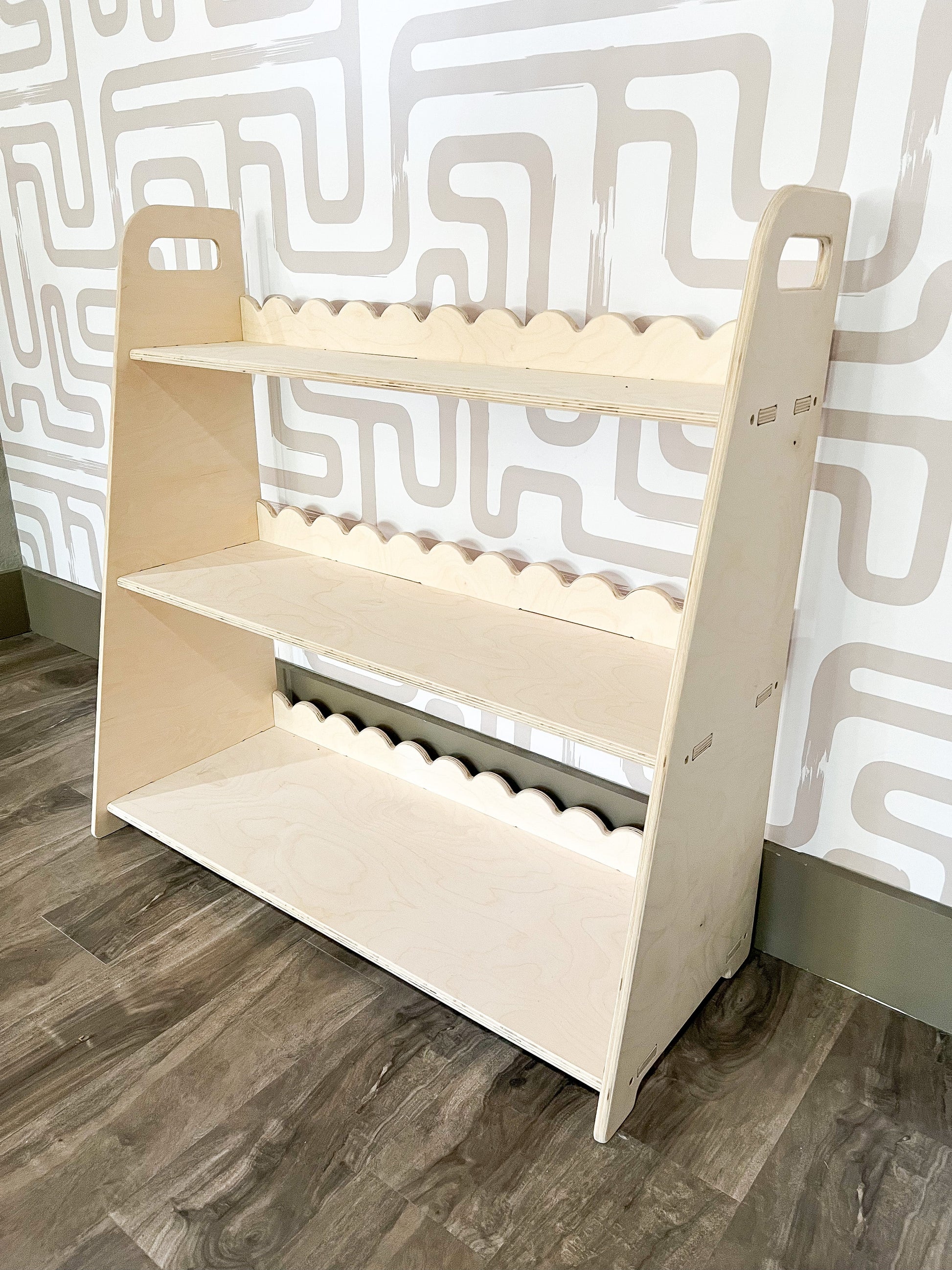Miguel | Double Sided Portable Bookshelf-8