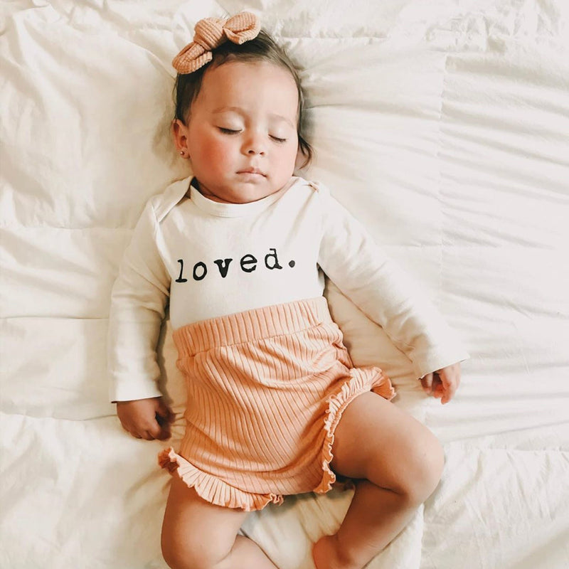 Loved. Organic Baby Bodysuit Long Sleeve-zoom-