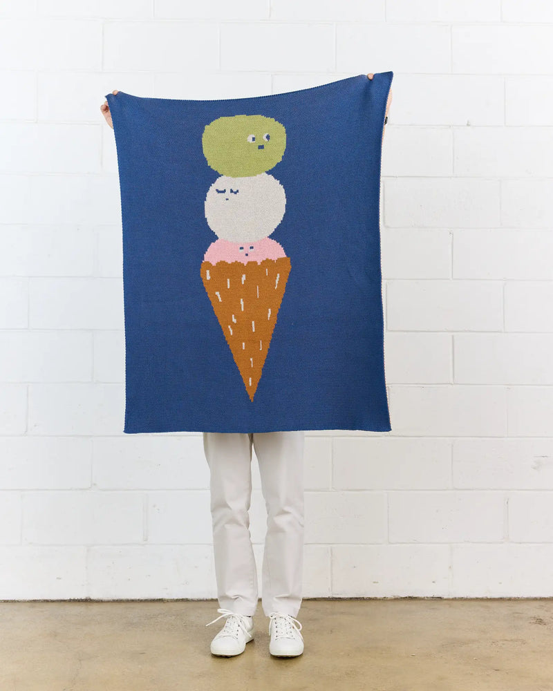 Ice Cream Baby & Kid's Blanket-zoom-