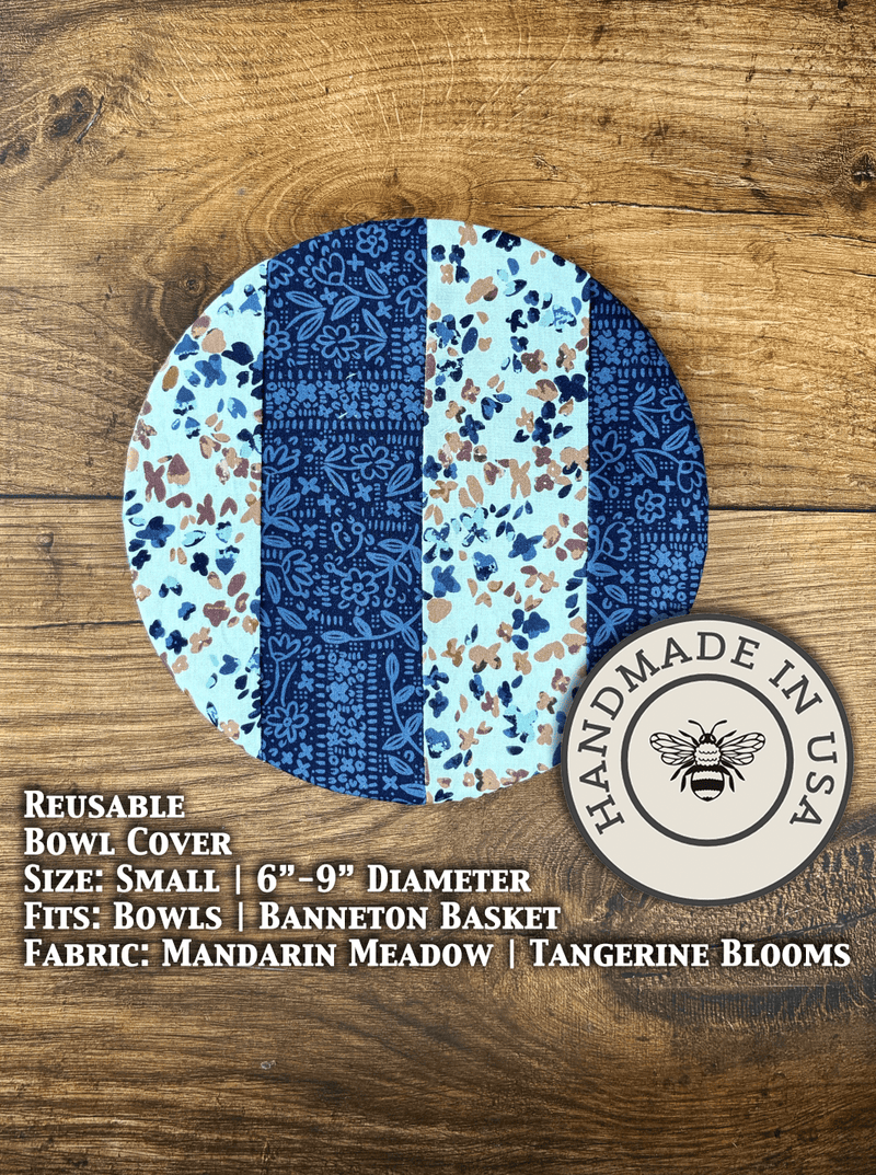 Small Reusable Cotton Bowl & Banneton Cover | Eco-Friendly Kitchen Cover-zoom-