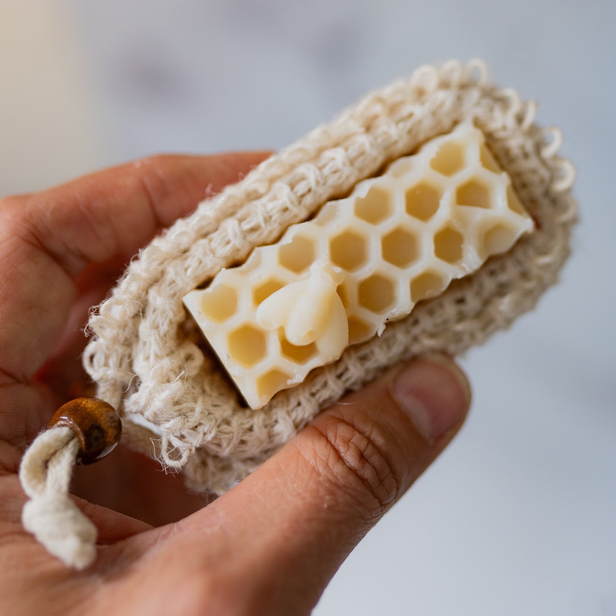 Natural Soap Sack | Exfoliating Soap Saver Bag - Aware House