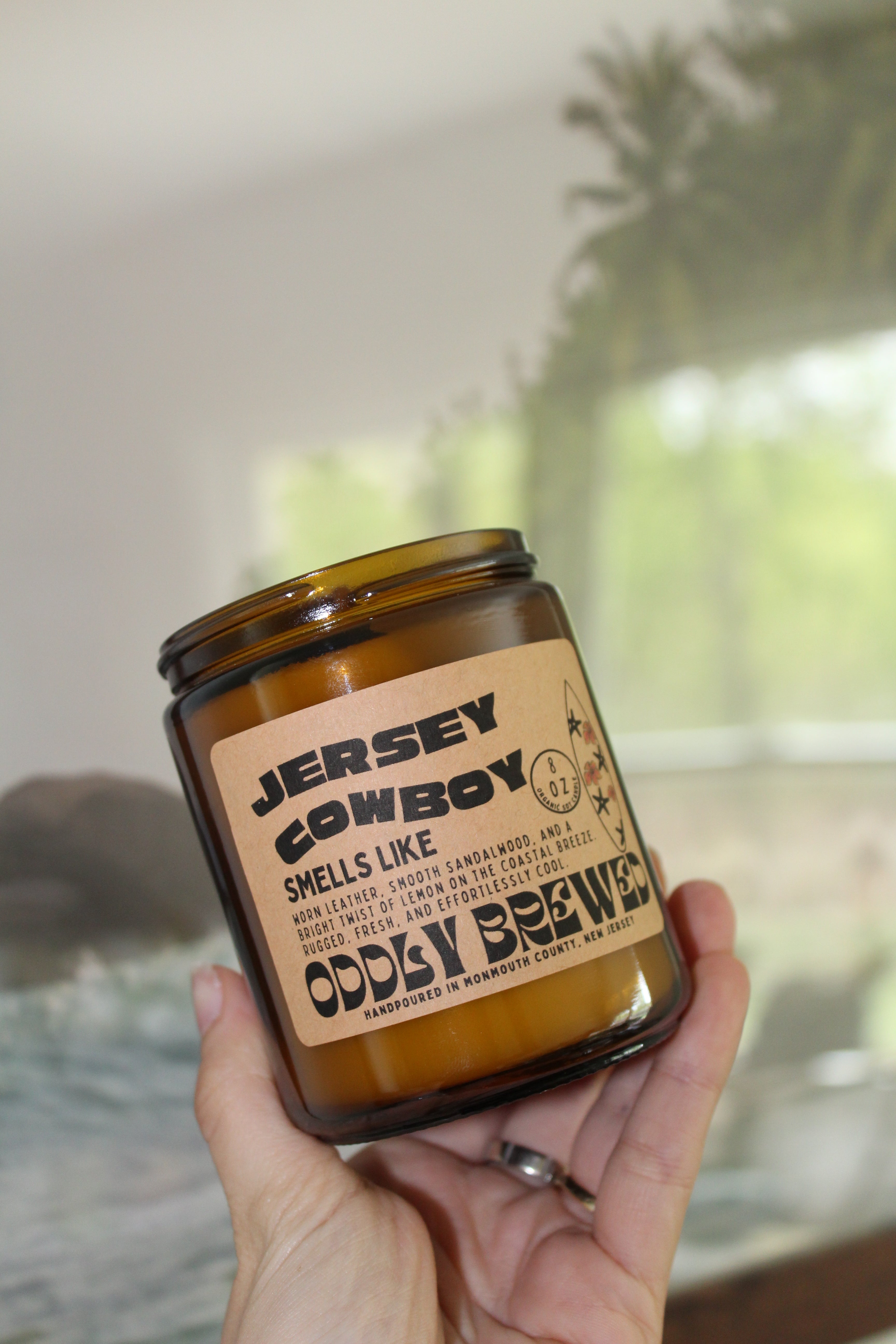 Jersey Cowboy Soy Candle-zoom-1