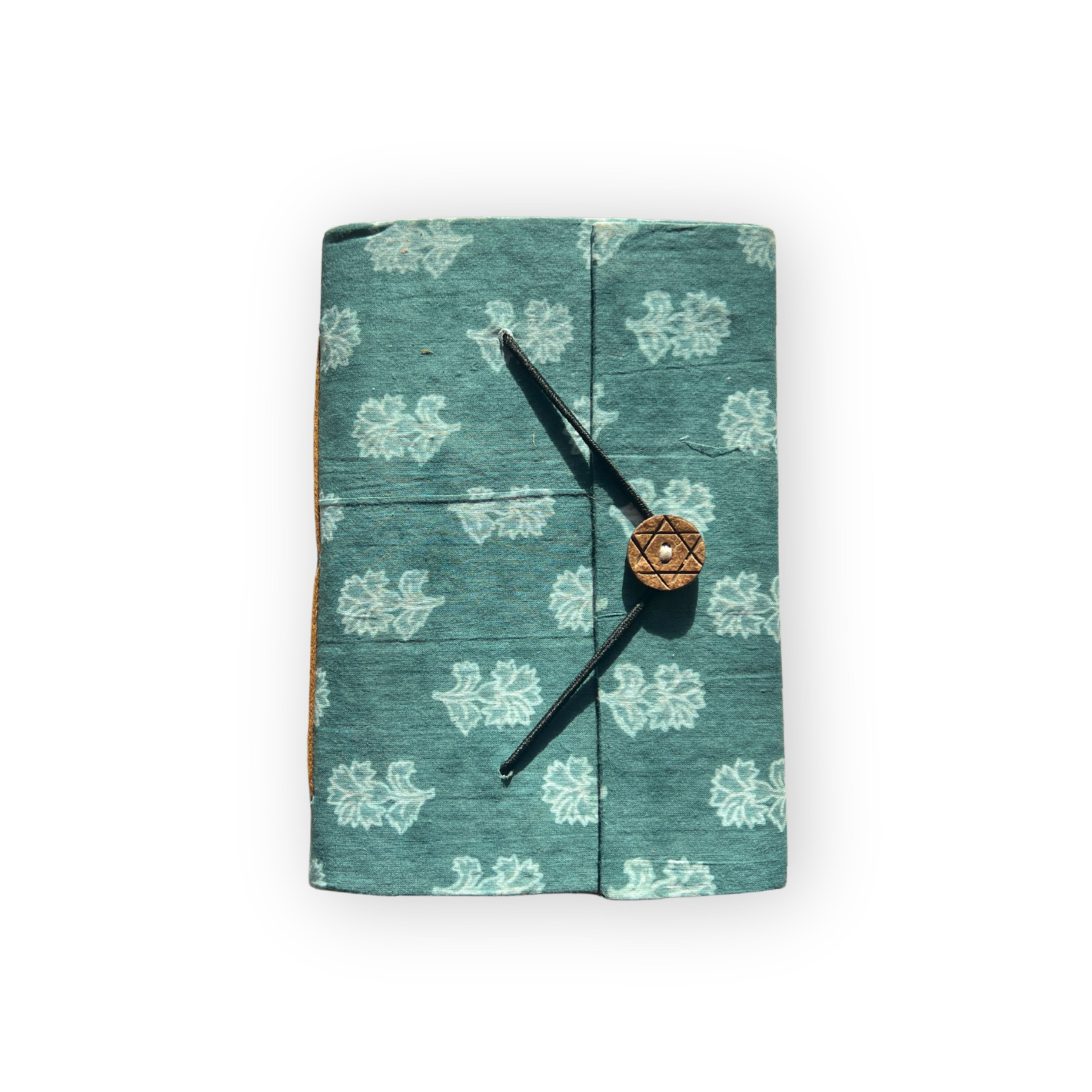 Handcrafted Recycled Paper Journal A5 – Sea Green