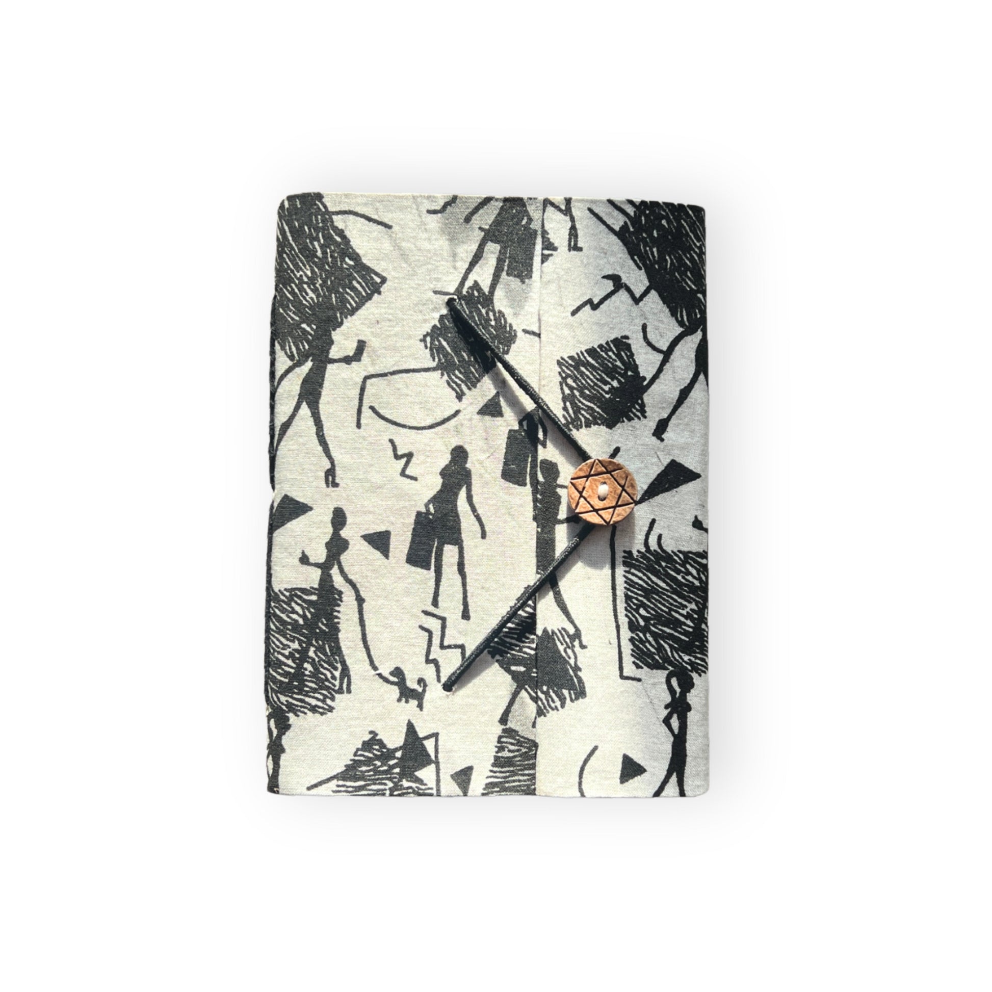 Recycled Paper Journal A5 – Tribal Art-1