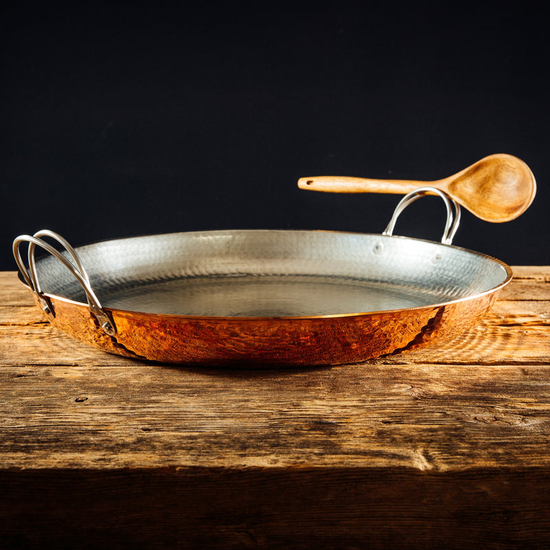 Alicante Copper Paella Pan-zoom-