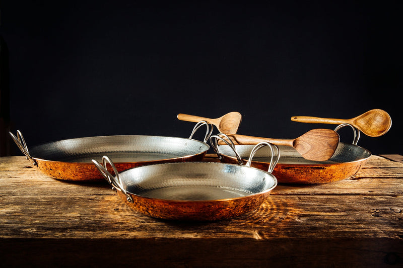 Alicante Copper Paella Pan-zoom-