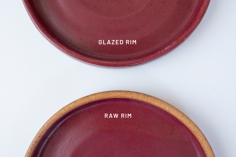 Handmade Earthenware Dinner Plate-zoom-