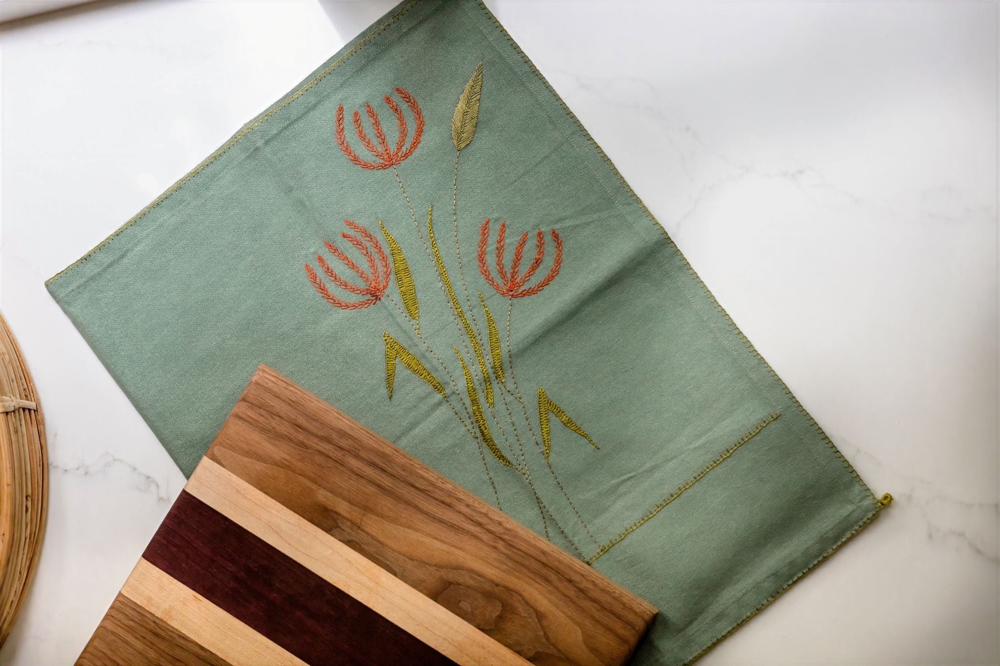 Cinderflower Tea Towels | Set of Two-zoom-3