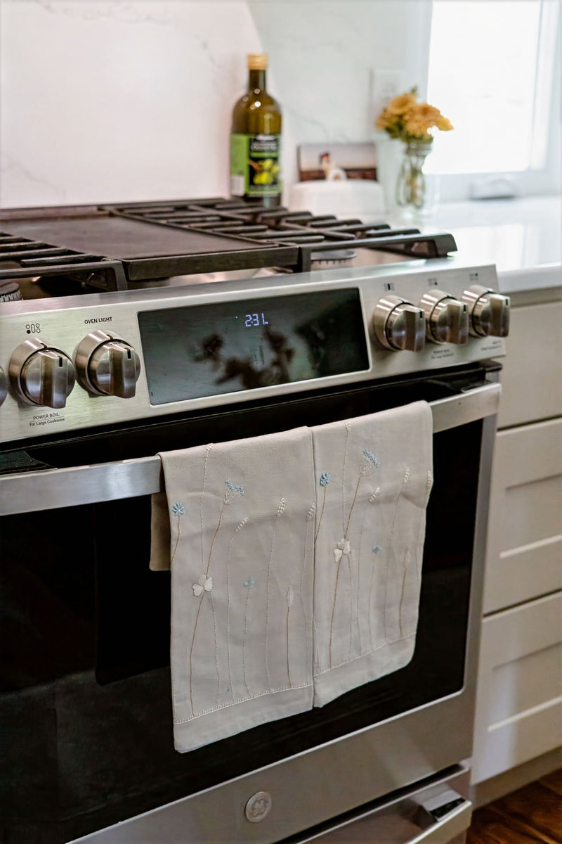 Wildflower Whisper Tea Towels | Set of Two-zoom-