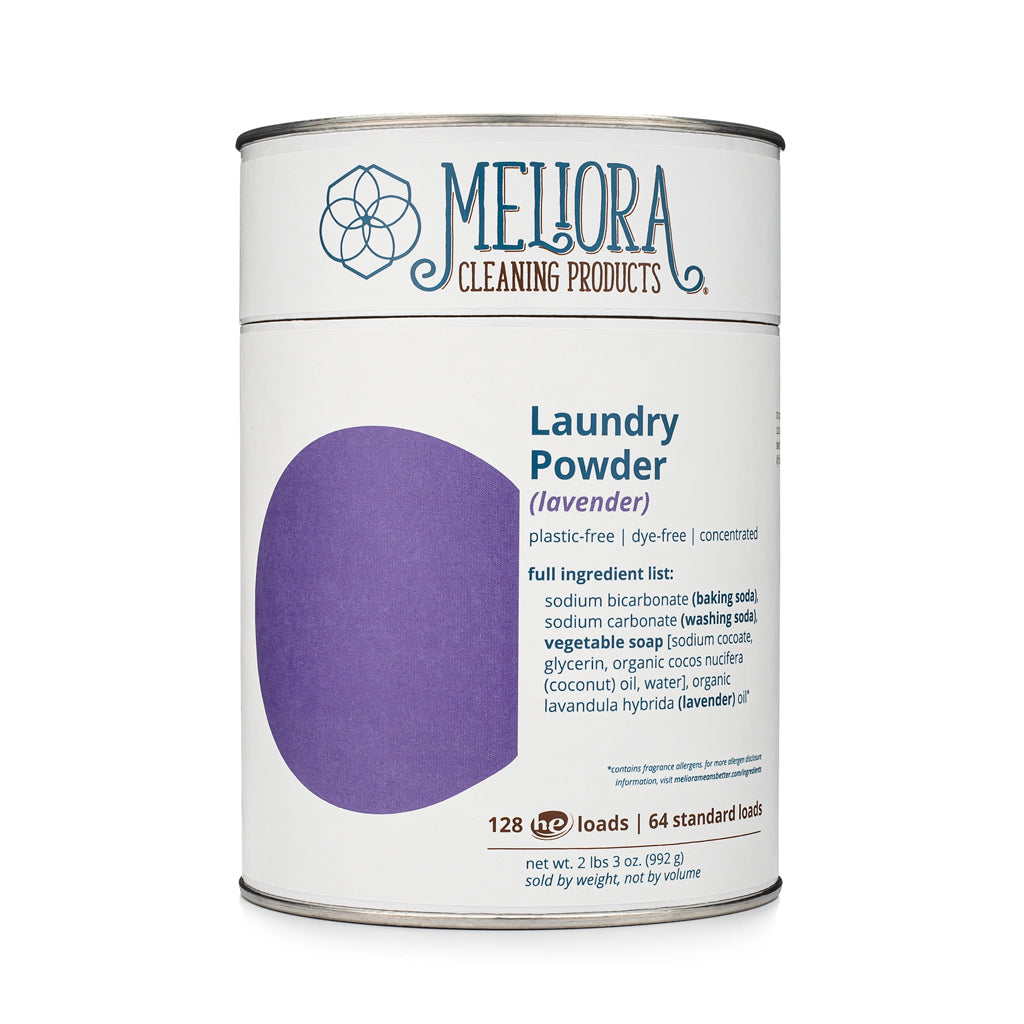 Laundry Powder Detergent - 128 HE (64 Standard) Loads - Plastic-Free-zoom-2