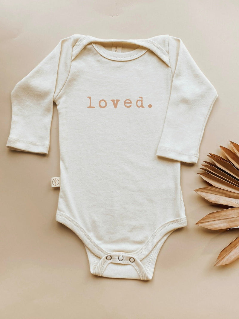 Loved. Organic Baby Bodysuit Long Sleeve-zoom-