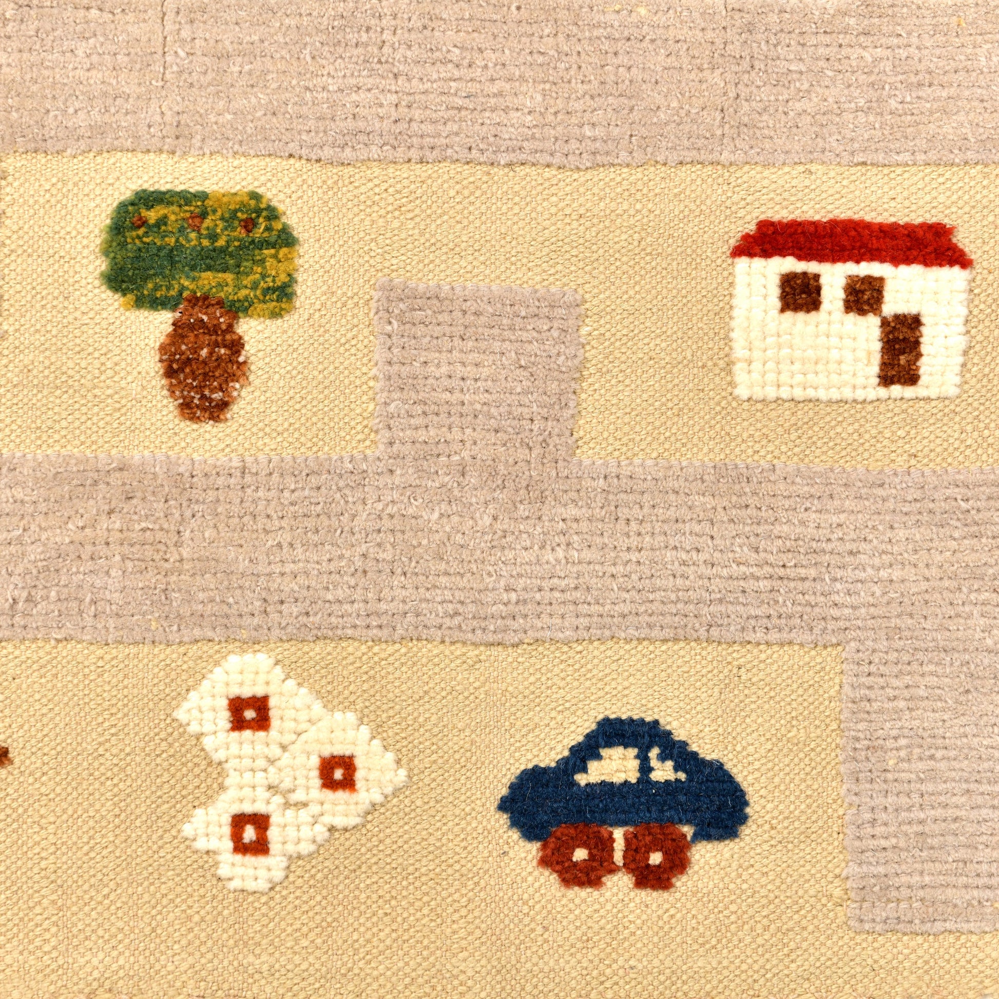 Labyrinth Kids Rug | Handmade Wool Rug for Nursery, Playrooms & Children’s Rooms - Aware House