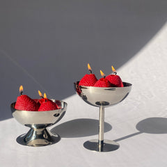 Large Strawberry Candles | Pack of Four - Aware House
