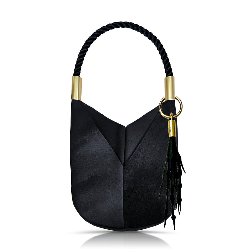 Original Wildwood Bag Large in Black Leather-zoom-
