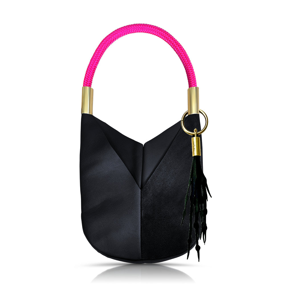 Original Wildwood Bag Large in Black Leather-25