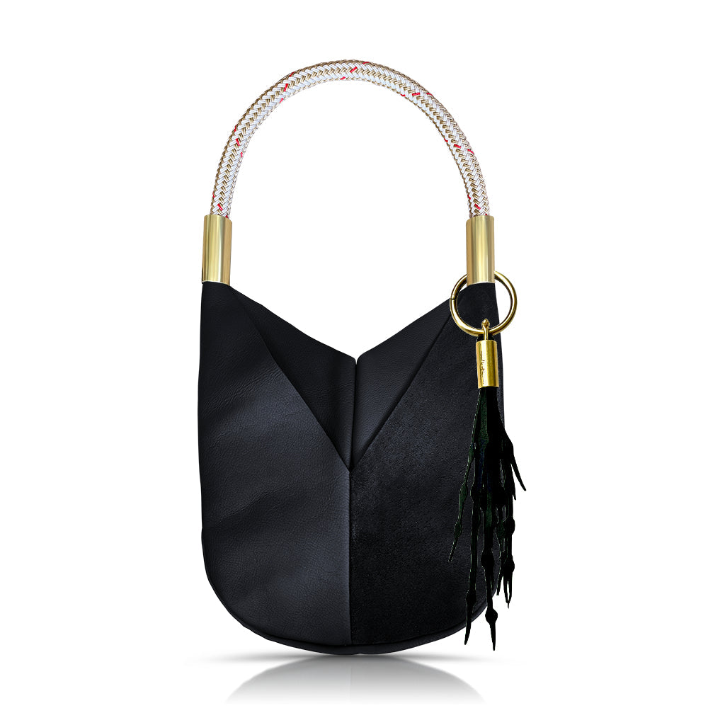 Original Wildwood Bag Large in Black Leather-zoom-17