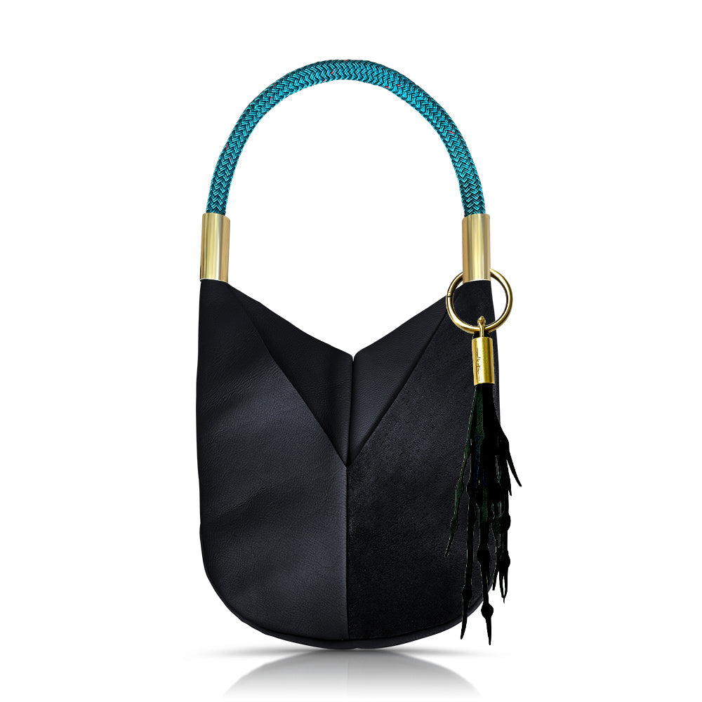 Original Wildwood Bag Large in Black Leather-16