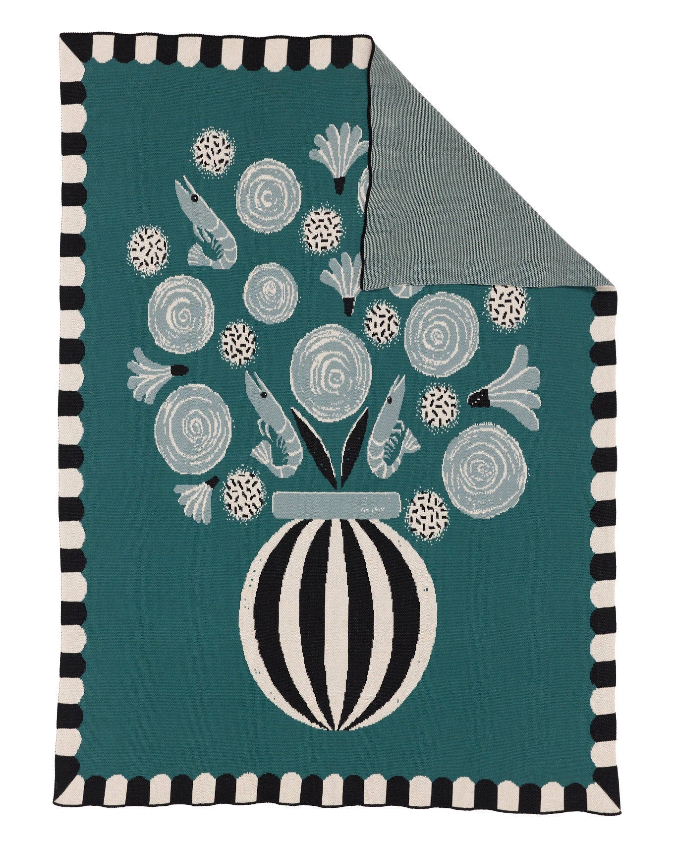 Le Bouquet Throw Blanket