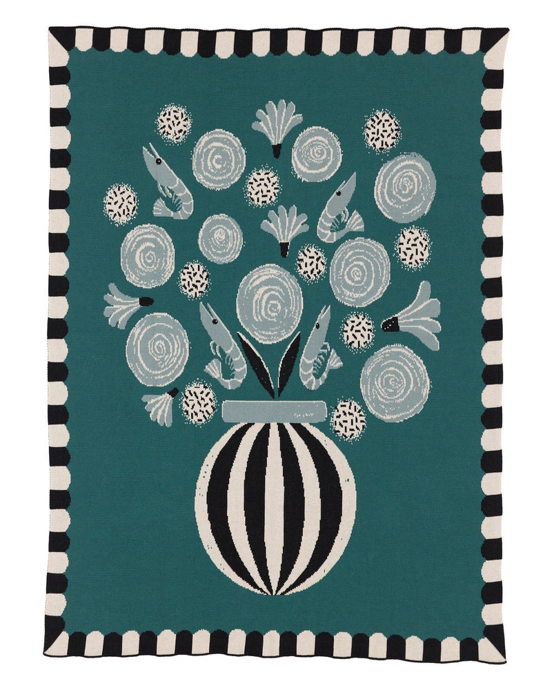 Le Bouquet Throw Blanket-zoom-