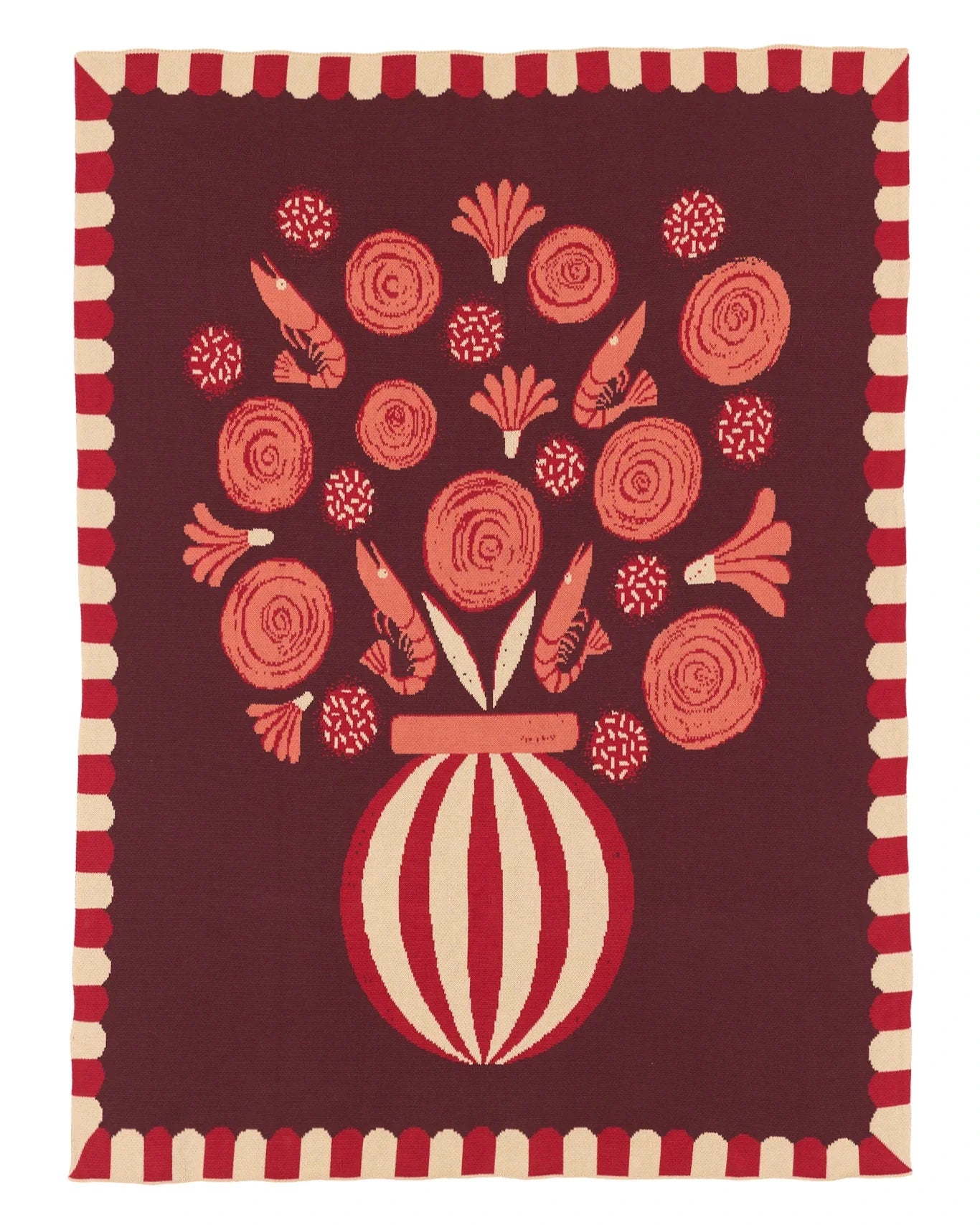 Le Bouquet Throw Blanket