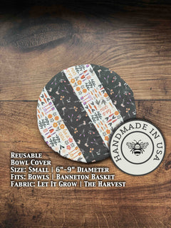 Small Reusable Cotton Bowl & Banneton Cover | Eco - Friendly Kitchen Cover - Aware House - Five Oaks Farm - 