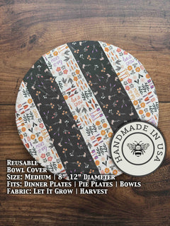 Medium Reusable Cotton Bowl & Banneton Cover | Eco-Friendly Kitchen Cover - Aware House - Five Oaks Farm -