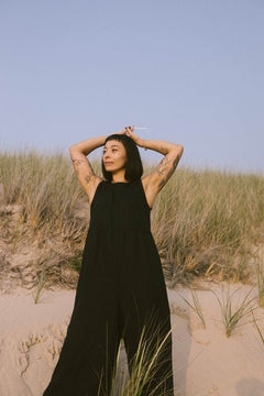 Backyard Jumpsuit | Black - Aware House - Conscious Clothing -