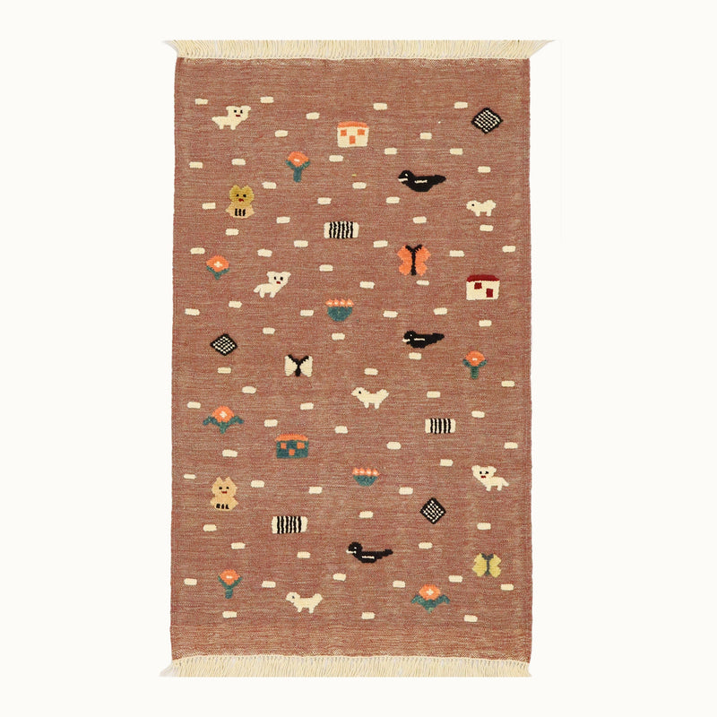 Little Friends Kids Rug | Handmade Wool Rug for Nursery, Playrooms & Children’s Rooms-zoom-