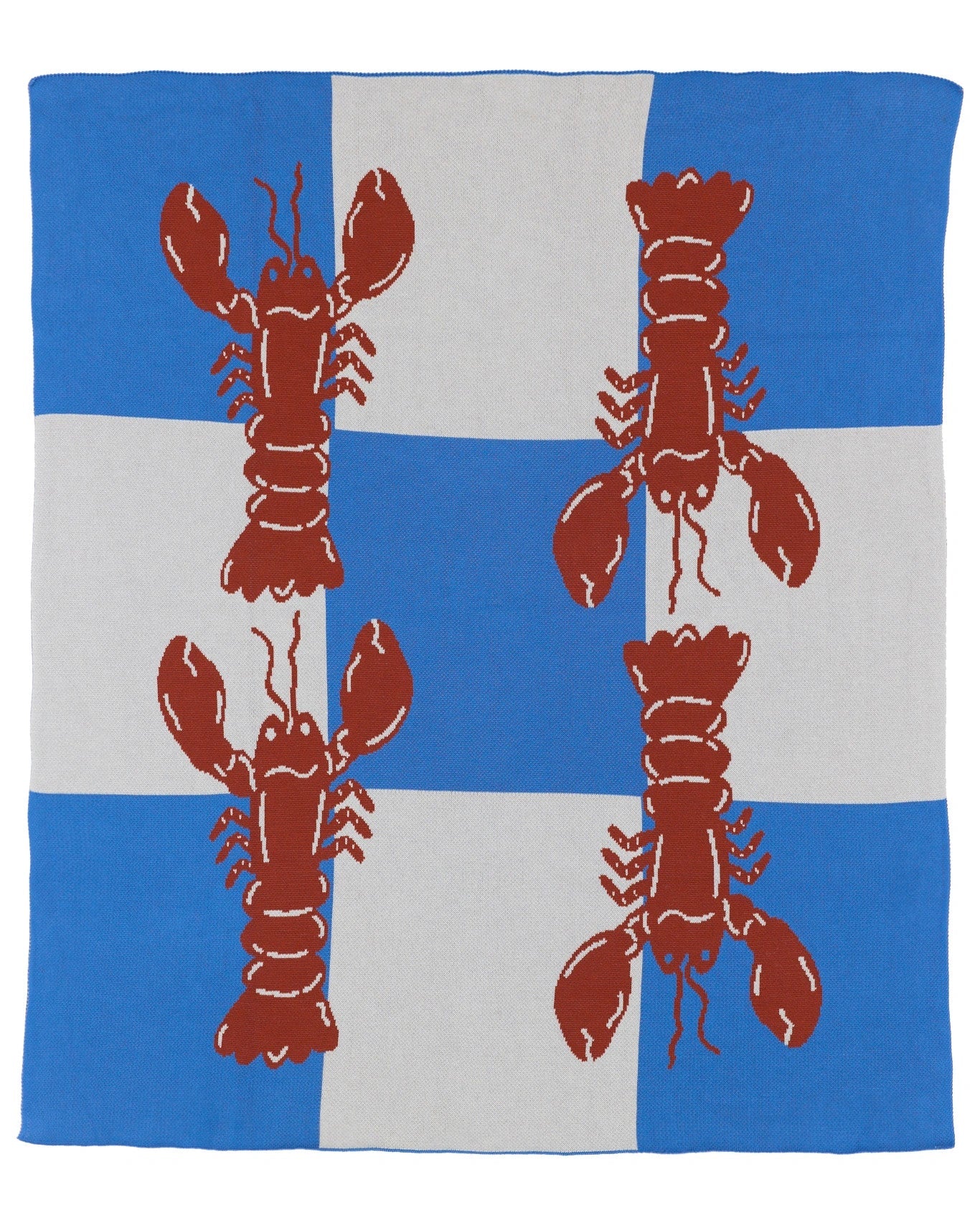 Lobster Tile Throw Blanket-zoom-2