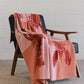 Lobster Tile Throw Blanket