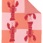 Lobster Tile Throw Blanket